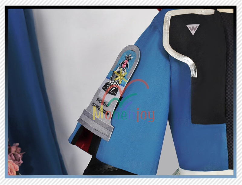 Monenjoy アークナイツ：エンドフィールド  陳千語　コスプレ衣装　 チェン・チェンユー コスチューム　イベント　尻尾＋角付