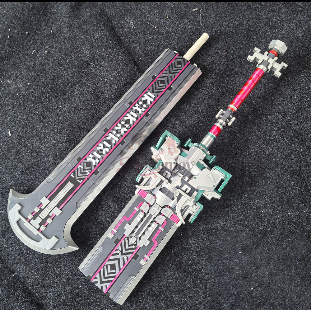 Monenjoy　エンドフィールド　 ミ・フ　コスプレ道具　140cm　武器モデル ｜アークナイツ　アクセサリー　