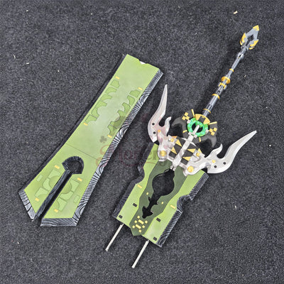 エンドフィールド スー「玉中身」約140cm コスプレ武器｜Jade Vessel 軽量PLA製・分割式｜Monenjoy