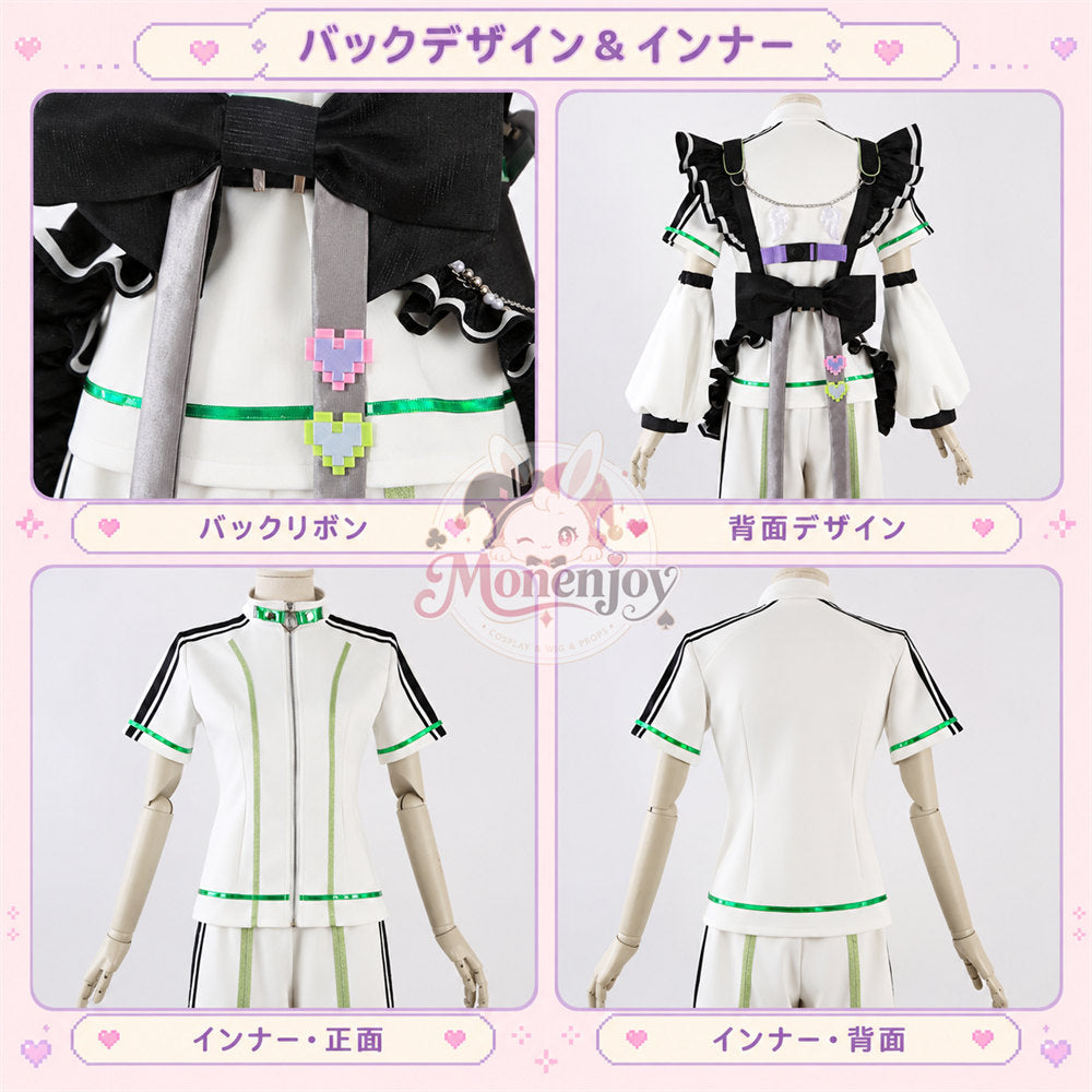 Monenjoy あんスタ風 MEME メイド コスプレ衣装｜桜河こはく・礼瀬マヨイ・紫之創・甘楽チトセ　コスチューム　イベント　舞台服　約25ー30日