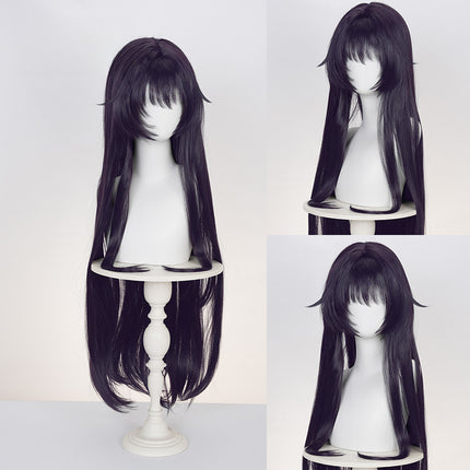 Monenjoy The Fragrant Flower Blooms with Dignity Kaoruko Waguri Cosplay 100cm Wig Wig Kaoruko Waguri Wig Private Kikyo Gakuen Girls' High School 