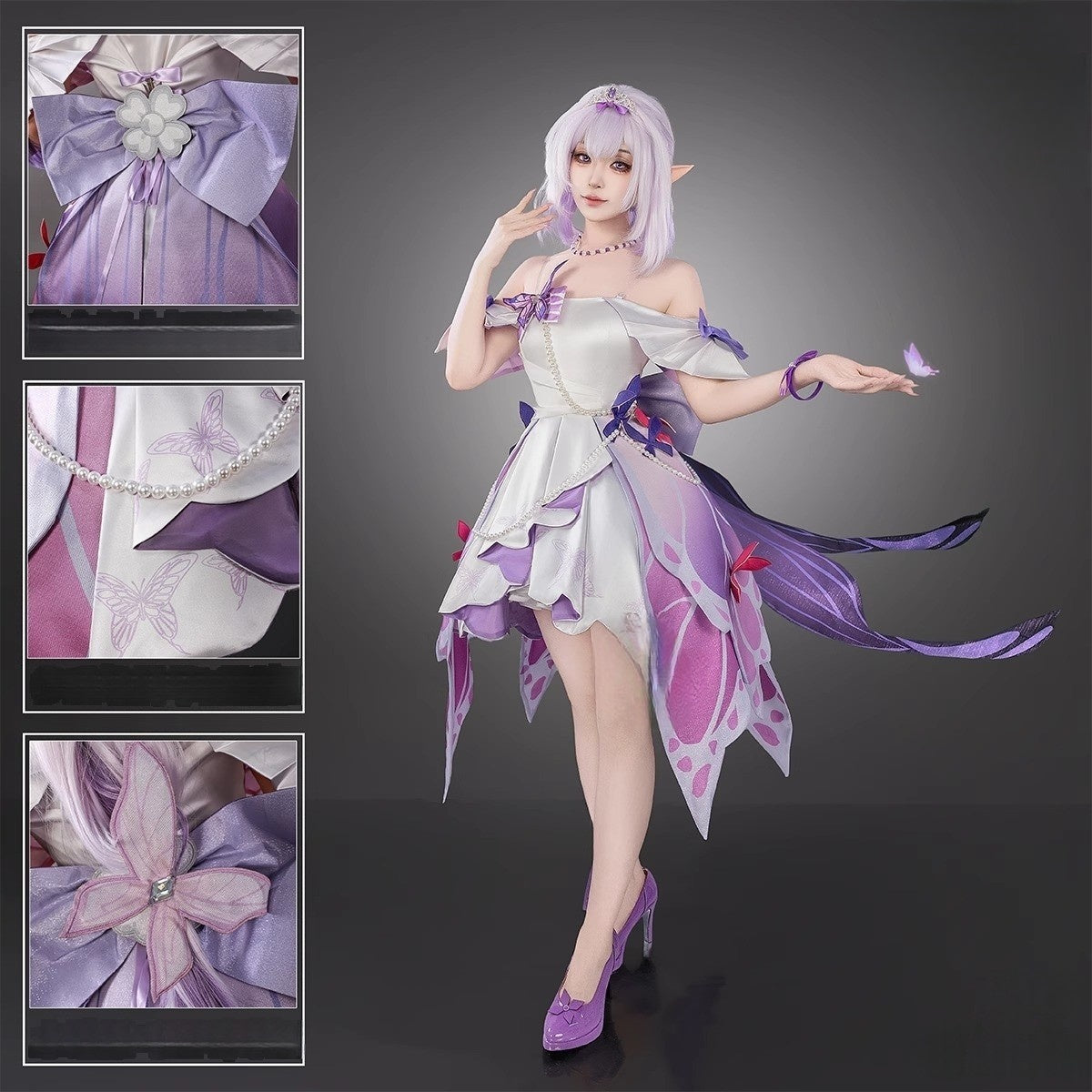 Monenjoy　崩壊スターレイル キャストリス ワンピース　 2周年記念コンサート　コスプレ衣装　礼服　GS1156-3 - Monenjoy