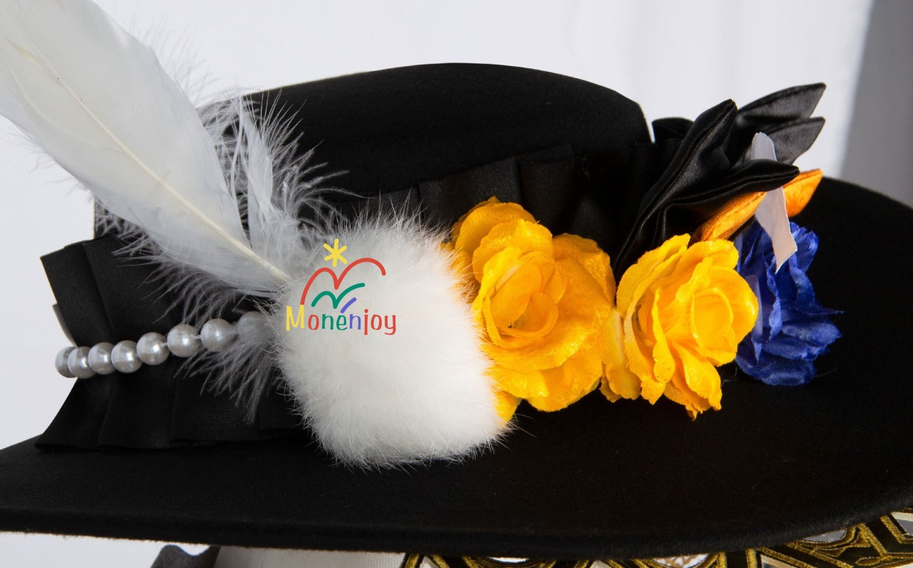 原神ナヴィア コスプレ衣装　立体3d樹脂装飾＋帽子付属　高弾性マットレザー採用｜MONENJOY   - Monenjoy