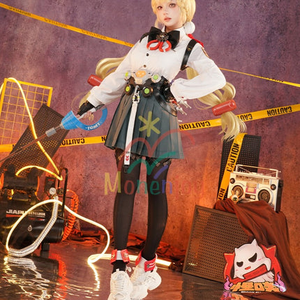 Monenjoy ゼンレスゾーンゼロ　アリス コスプレ衣装　コスチューム　ハロウィン　タイムフィールド怪啖屋 　イベント　