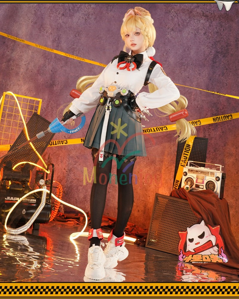 Monenjoy ゼンレスゾーンゼロ　アリス コスプレ衣装　コスチューム　ハロウィン　タイムフィールド怪啖屋 　イベント　