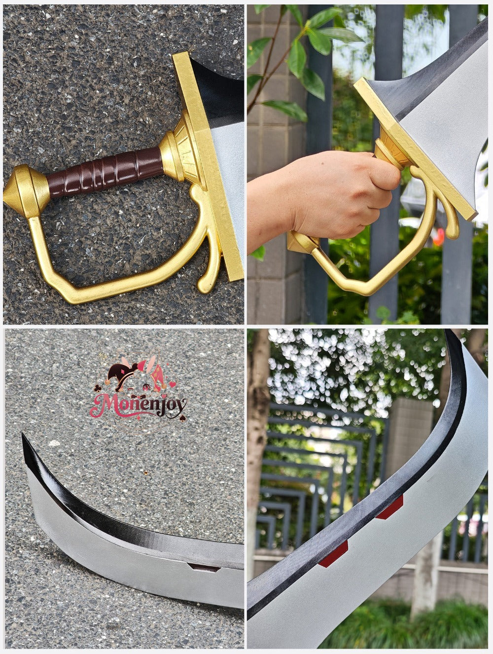 Monenjoy 　 無職転生 　エリス・ボレアス・グレイラット　 狂犬・剣王　コスプレ道具　60cm　レプリカ　ハロウィン Monenjoy