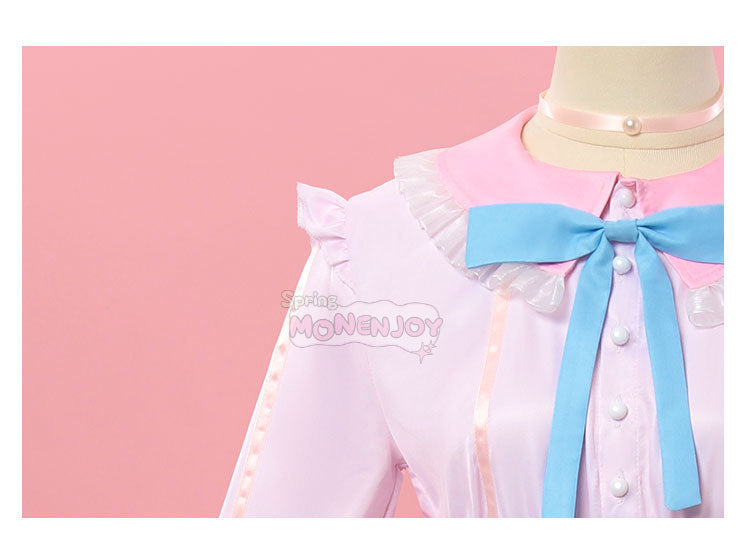 Monenjoy　プロセカ　サンリオ　コラボ　桃井愛莉　コスプレ衣装　ワンピース　ドレス　feat.マイメロディGS1322 - Monenjoy