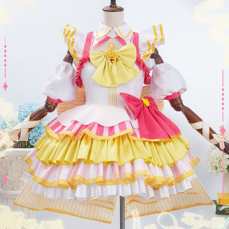 Monenjoy　プリパラ  真中 らぁら コスプレ衣装　ライブ服　南みれぃ　北条そふぃ　舞台服　SoLaMiSMILE 　イベントGS1940