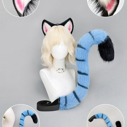 Monenjoy　映画『KPOPガールズ！デーモン・ハンターズ サジャ・ボーイズ　虎　耳＋尻尾　虎尻尾　イベント　kpop demon hunters plush K-POP  アニメーション