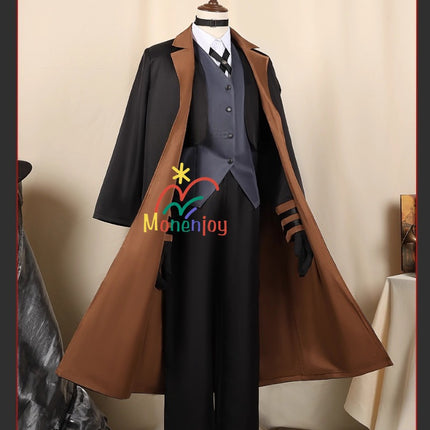 Monenjoy　納品　文豪ストレイドッグス 中原中也 コスプレ衣装　なかはら ちゅうや　イベント　帽子付GS1304 - Monenjoy