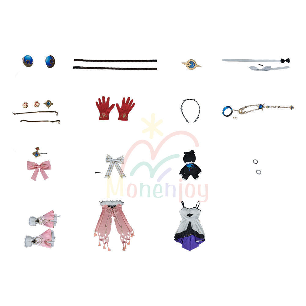 Monenjoy　鳴潮 ダーニャ コスプレ衣装　3d樹脂製パーツ　ドレス　コスチューム　舞台服 MONENJOY