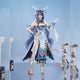 Monenjoy　原神　ラウマ　コスプレ衣装　 Lauma 　3d樹脂製髪飾り追加　ナド・クライ 　イベント　霜月の子 白銀の鹿座 　コスチュームgs1915