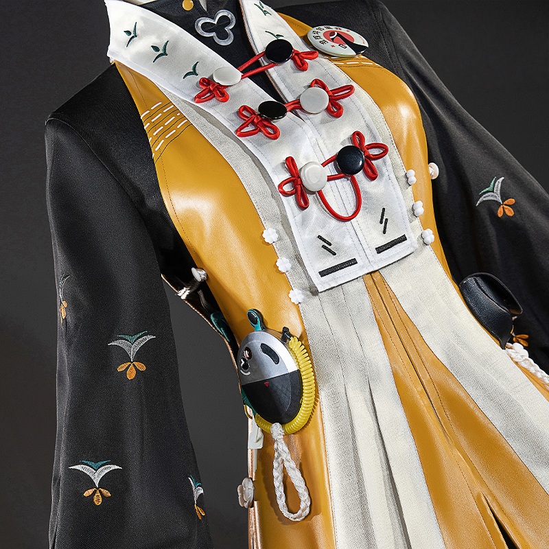 Monenjoy Zenless Zone Zero The Destination of Clouds Rin Cosplay Costume Rin-chan (New Costume) Anniversary Ver.2.0 kosu Cosplay Costume Embroidered Logo Earrings + Earrings Mount Ungaku One Piece Cosplay Costume 