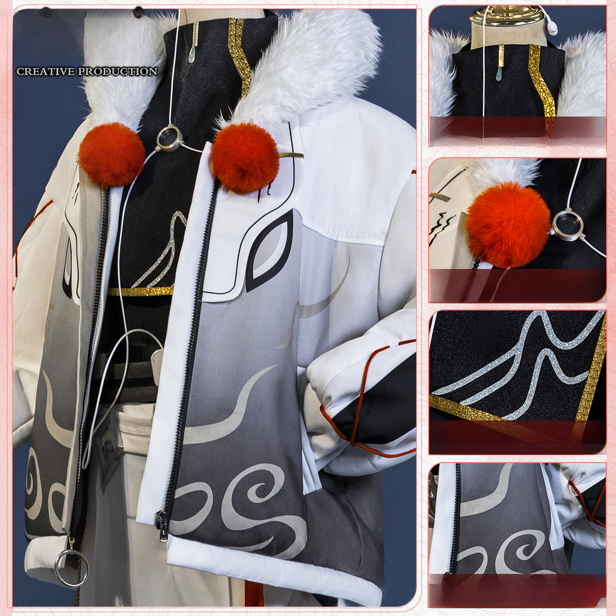 【限定販売】Monenjoy　鳴潮　コスプレ　凌陽（りんよう　コスチューム　カッコイイ　イベント　実物化　ハロウィン　舞台服 - Monenjoy