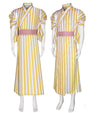 Monenjoy ONEPIECE サンジ　浴衣　海賊団 ワノ国編 　衣装　黄色　かっこいい　コスチューム　少年漫画　COS　ハロウィン　舞台衣装　学園祭　クリスマス　イベント - Monenjoy