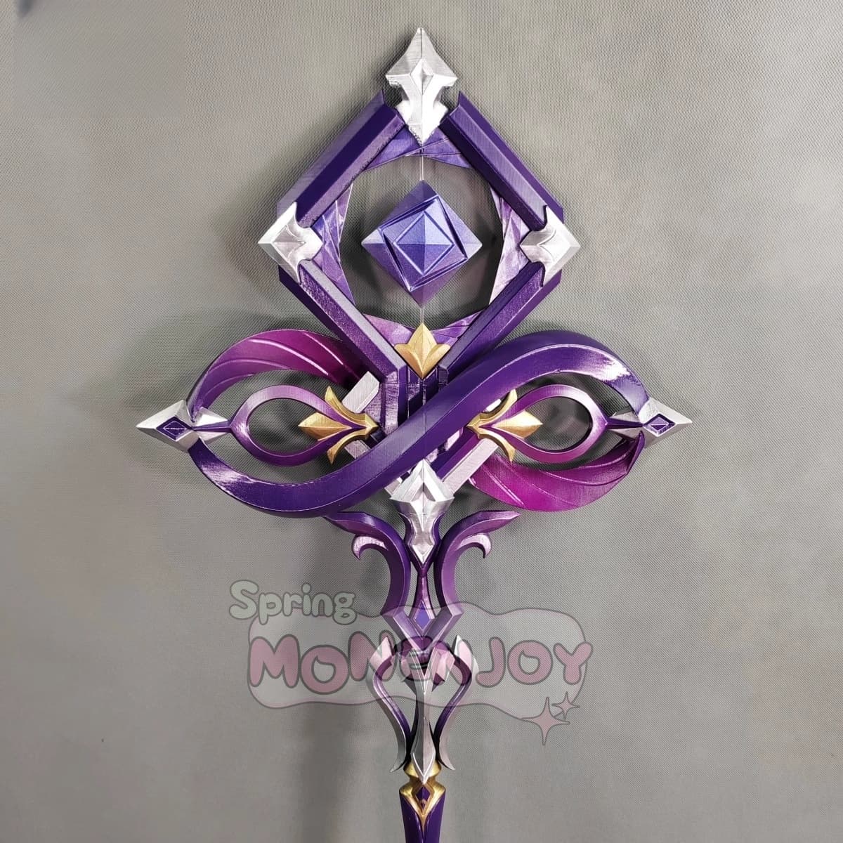 Monenjoy 崩壊スターレイル マダムヘルタ 専用杖（185cm） 3Dプリント製 発光/非発光タイプ 分割式で持ち運び楽々