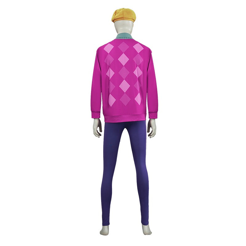 Monenjoy Animation Movie "KPOP Girls! Demon Hunters Saja Boys Live Clothes Rose Red Color Dancing Clothes Cosplay Costume Event 