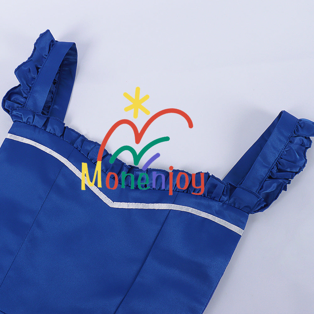 Monenjoy　原神　ラッキンコーヒー コラボ　シグウィン　メイド服　ワンピース　スカート　コスプレ道具　可愛い　尻尾付　髪飾り贈　アクセサリー - Monenjoy