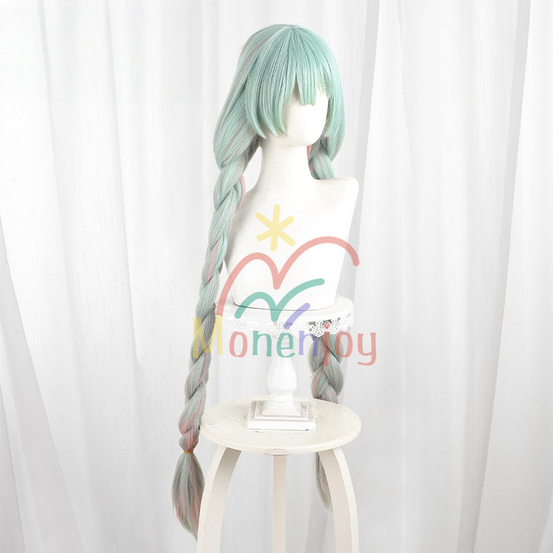Monenjoy　鳴潮　フローヴァ　コスプレウィッグ　110cm　カツラ　イベント　アクセサリー