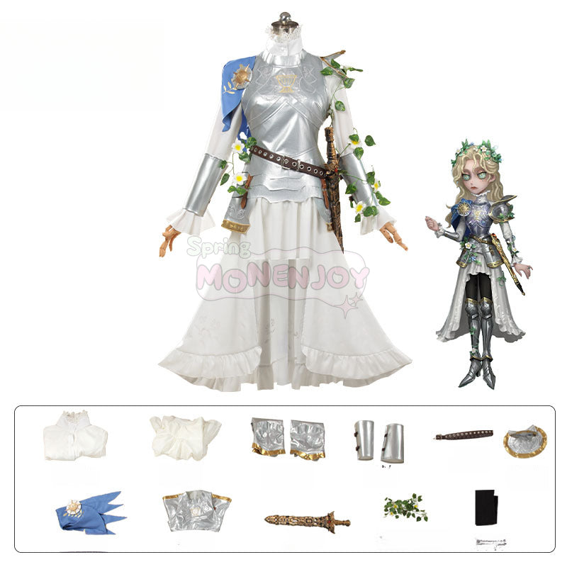 Monenjoy　アイデンティティ5　心理学者 患者 銀の騎士　コスプレ衣装　第五人格/IdentityV　イベントGS1341 - Monenjoy