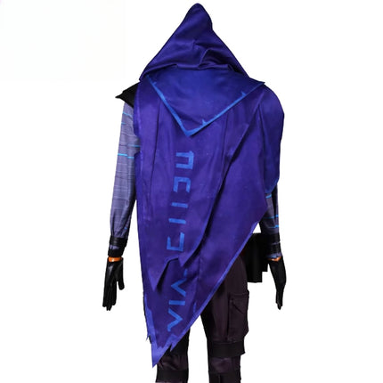 Monenjoy　ヴァロラント　オーメン　コスプレ衣装　Omen　コスチューム　cosplay　Valorant　イベント　仮装 - Monenjoy