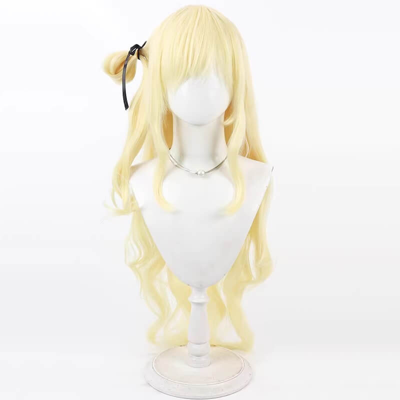 Monenjoy　鳴潮　フィービー　Phoebe ウィッグ　90cm　黄色　カツラ　アクセサリー　コスプレ道具GS1424 - Monenjoy