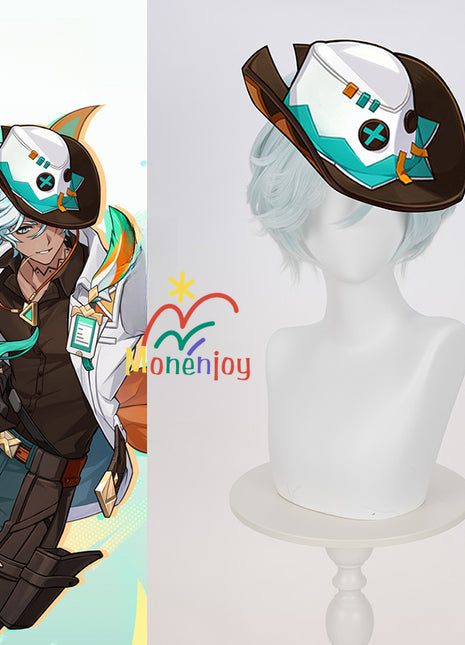 monenjoy 原神 イファ 　ウィッグ　トラロカンの竜医　コスプレ　27cm - Monenjoy