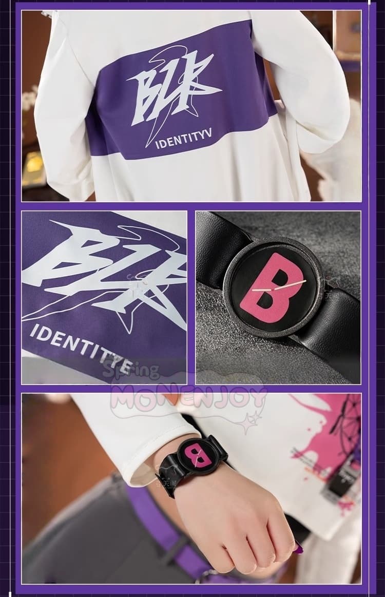 Monenjoy IdentityV BLK戦隊 機械技師（BLK.TRACY）コスプレ衣装 完全セット｜高精度再現 アクセサリー5点付属 コスパ最強