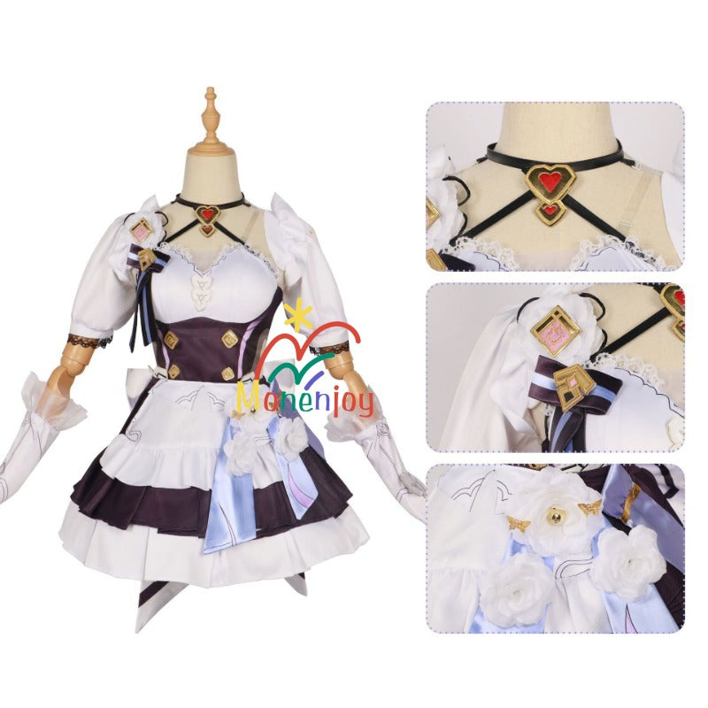 Monenjoy 崩壊3rd エリシア メイド服　Elysia　コスプレ衣装　ンクの妖精さん　カフェ服　イベントGS1330 - Monenjoy