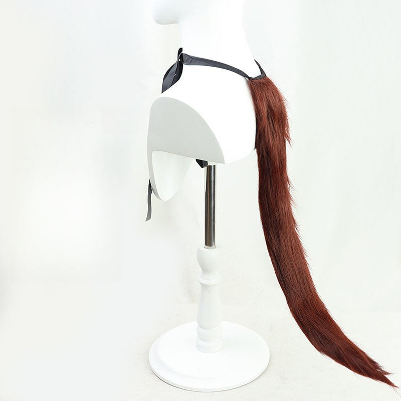 Monenjoy　ホロライブ 戌神ころね　ウィッグ　カツラ　いぬがみころね　VTuber事務所　コスプレ道具　長約60cm - Monenjoy