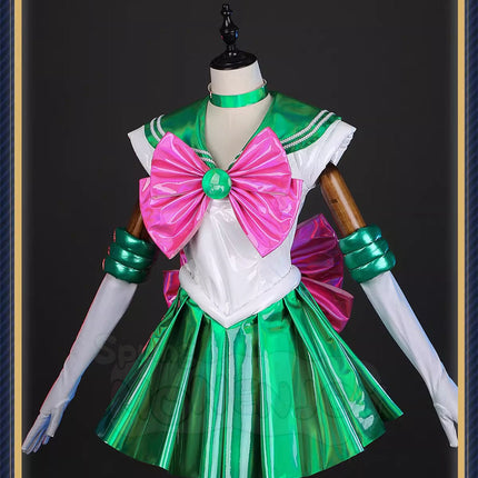 Monenjoy 美少女戦士セーラームーン SuperS　木野まこと　コスプレ衣装　コスチューム　 セーラージュピター　セーラースーツ Ver　GS1383　
