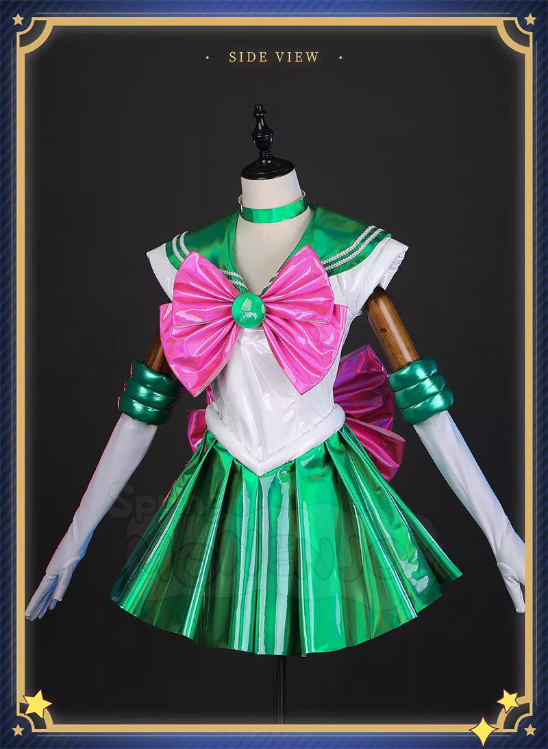 Monenjoy 美少女戦士セーラームーン SuperS　木野まこと　コスプレ衣装　コスチューム　 セーラージュピター　セーラースーツ Ver　GS1383　 - Monenjoy