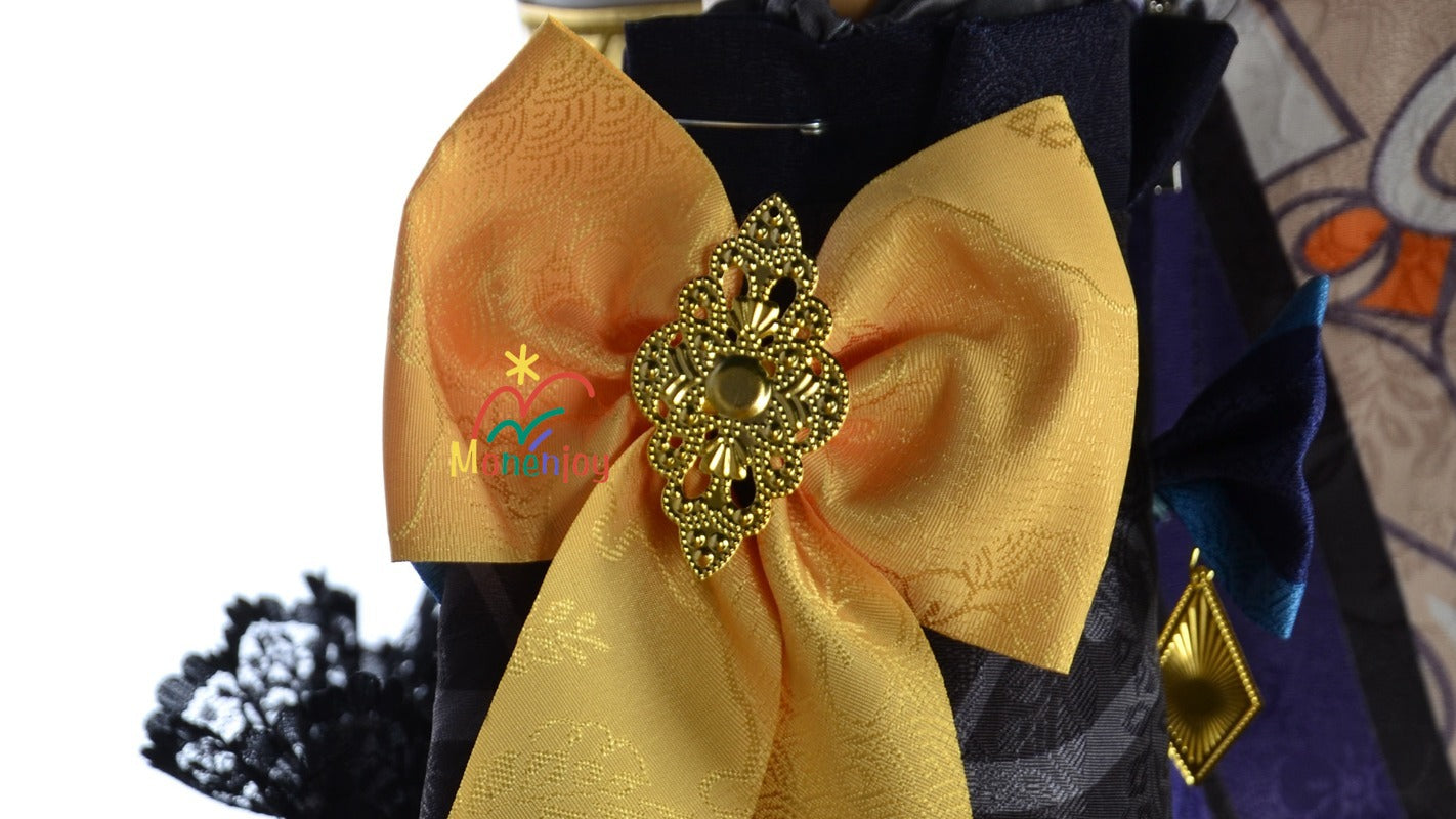 原神ナヴィア コスプレ衣装　立体3d樹脂装飾＋帽子付属　高弾性マットレザー採用｜MONENJOY   - Monenjoy