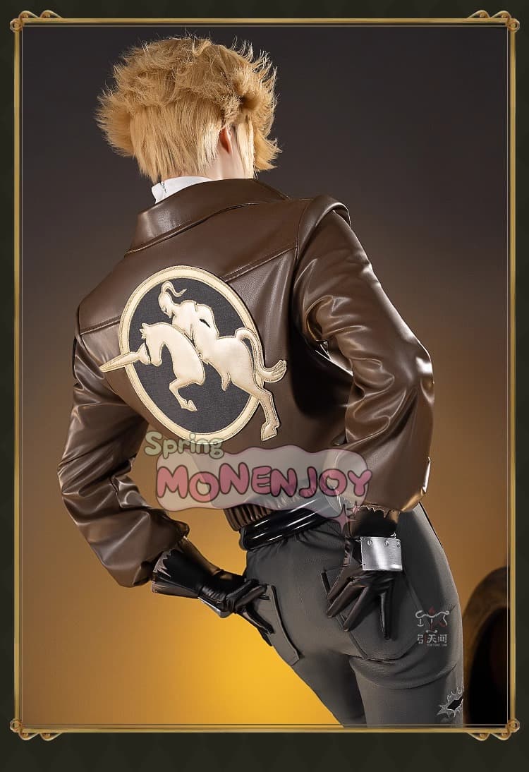 Monenjoy　アイデンティティ5　探鉱者 ハイウェイナイト SSR　人工皮革+伸縮パンツ+3D樹脂パーツ 高品質再現