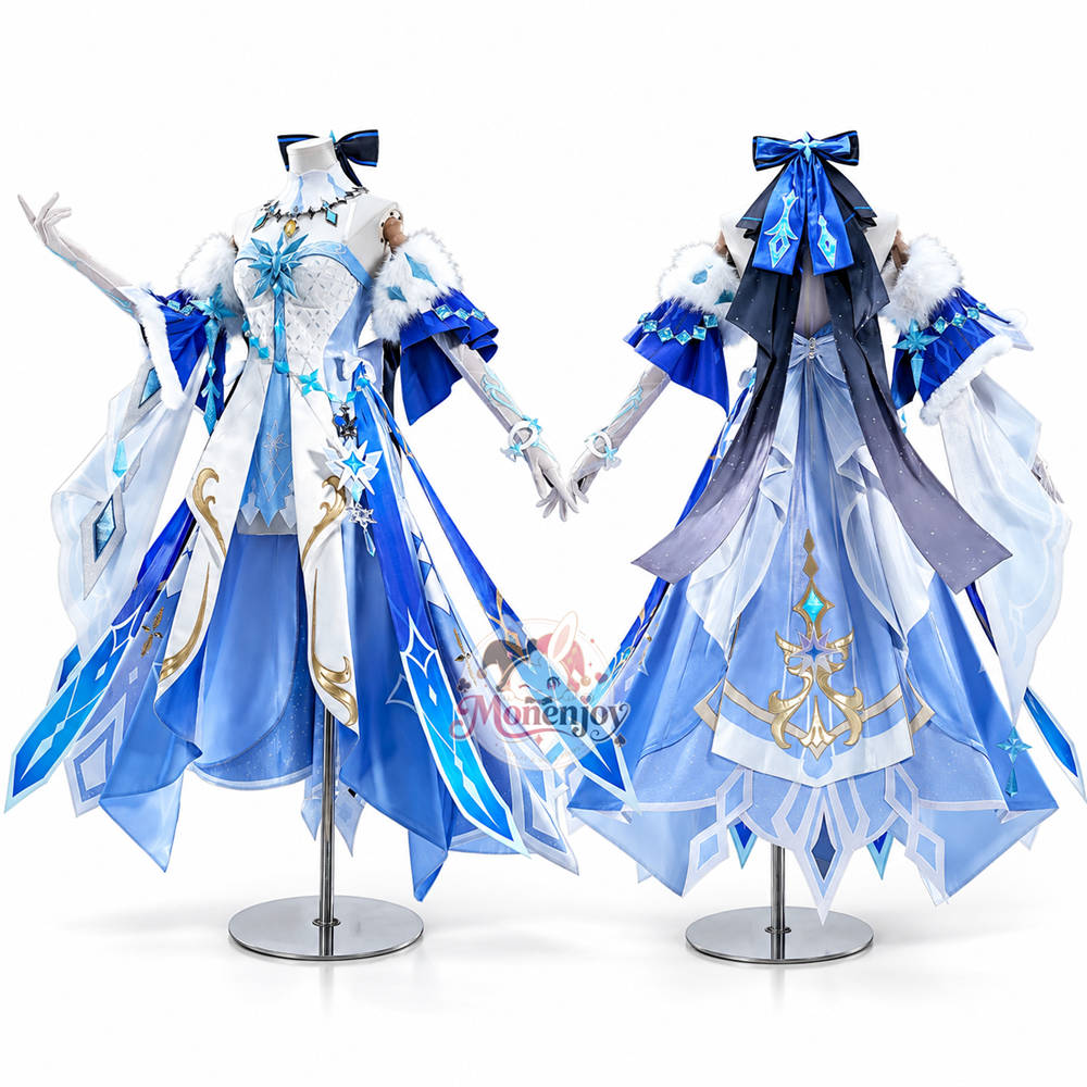 Monenjoy 原神 アナスターシャ(氷神) 合金パーツVer＋発光腰飾付　イベント　舞台服 MONENJOY