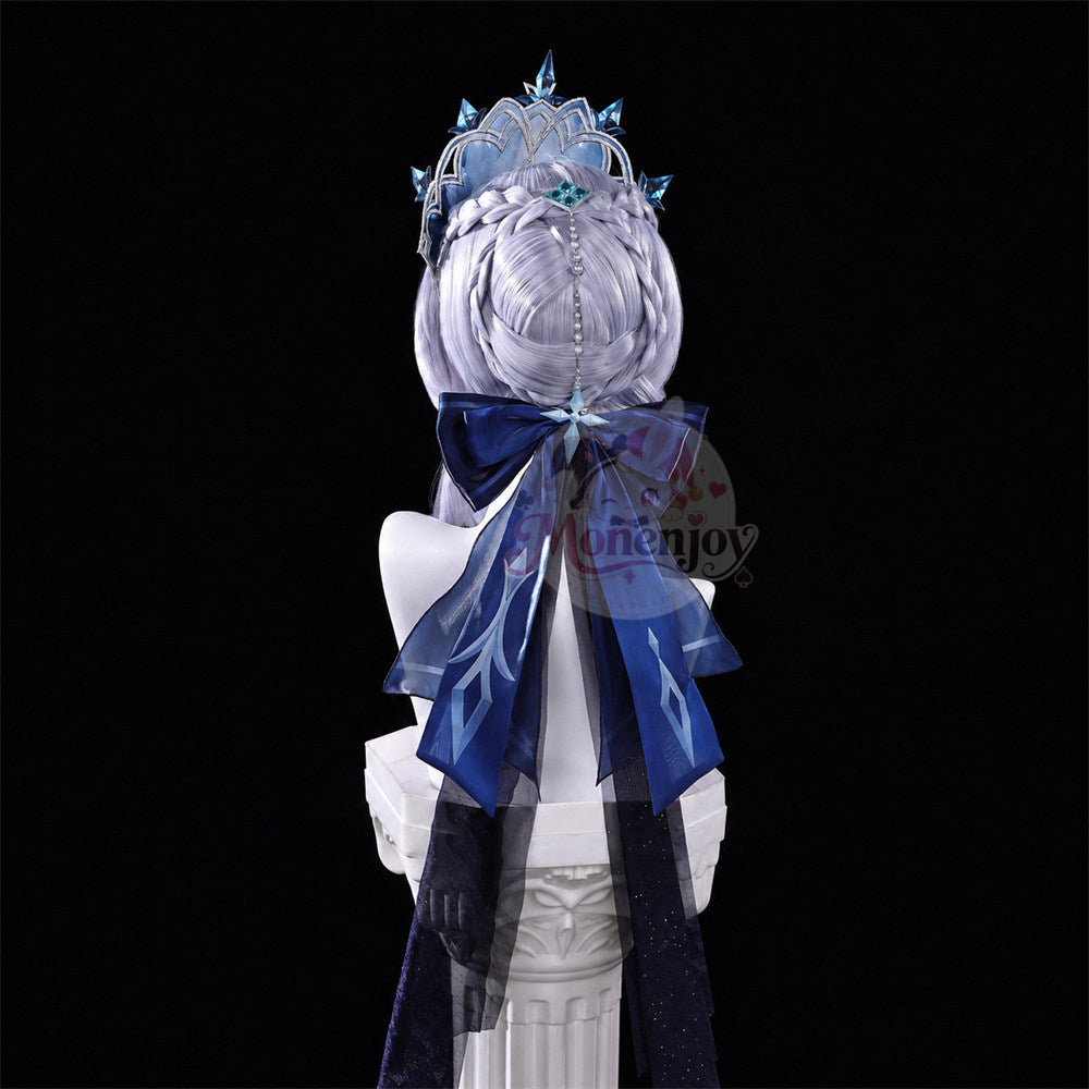Monenjoy 原神 アナスターシャ（氷神）コスプレ衣装｜3D PLAパーツ付き ドレス MONENJOY