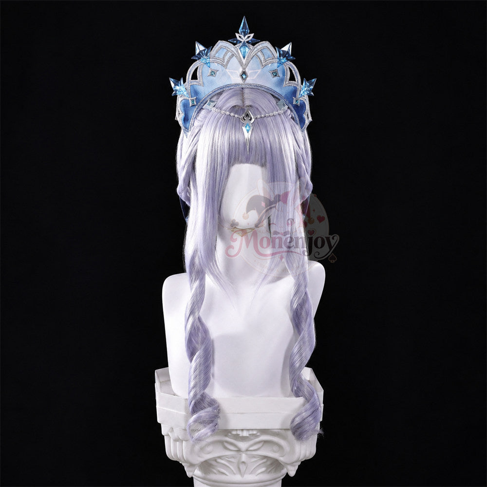 Monenjoy 原神 アナスターシャ（氷神）コスプレ衣装｜3D PLAパーツ付き ドレス MONENJOY