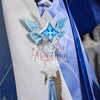 第一弾30日以内発送対応　原神 アナスターシャ（氷神）コスプレ衣装｜金属製＆PLAパーツ Pla王冠付｜Monenjoy Monenjoy