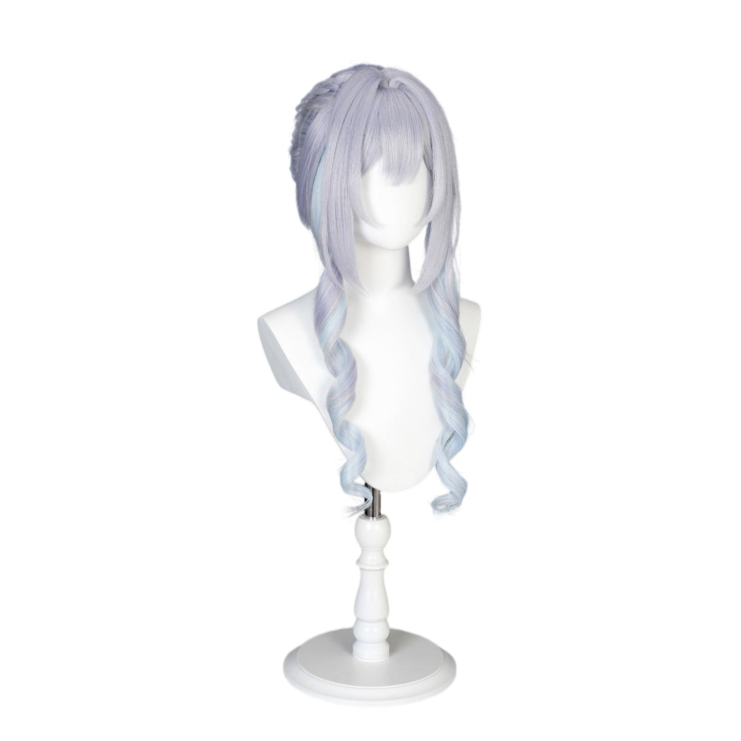 Monenjoy 原神 アナスターシャ（Anastasya）コスプレウィッグ　100cm　68cm　ダウンヘアVer.  アップヘアVer.2種類選択｜氷神・耐熱かつら