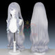 Monenjoy 原神 アナスターシャ（Anastasya）コスプレウィッグ　100cm　68cm　ダウンヘアVer.  アップヘアVer.2種類選択｜氷神・耐熱かつら