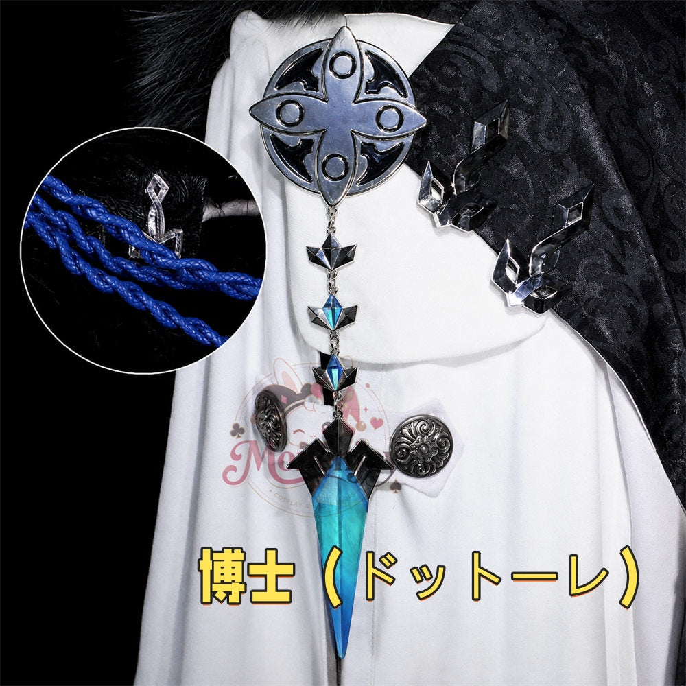 Monenjoy 原神 ファデュイ執行官 金属製肩章ブローチ｜隊長 博士 タルタリヤ  散兵・公子・博士・召使・少女 コスプレ小物 MONENJOY