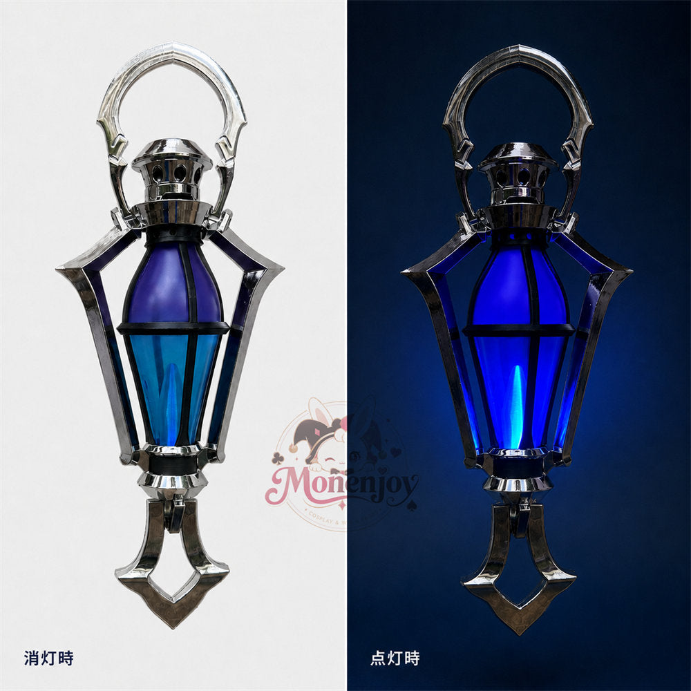 Monenjoy　原神　フリンズ / Flins 　コスプレ道具　ランプ　11.7＊27cm　金属製＋PLA材質　発光対応　闇影と灯り&nbsp; 　ナド・クライ　ライトキーパー 撮影道具 Monenjoy