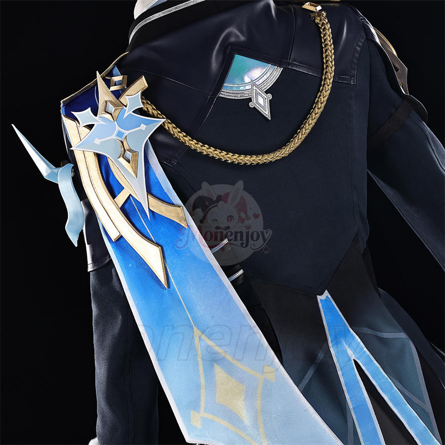 Monenjoy 原神 空 スネージナヤ コスプレ衣装｜ユニフォーム 3D PLAパーツ付き Monenjoy