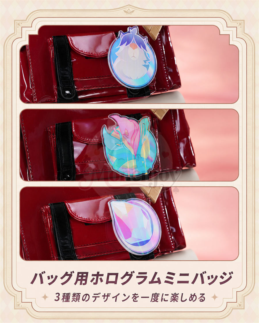 Monenjoy 原神 リンネア 鞄　コスプレ道具　イベント　27*26＊10cm MONENJOY