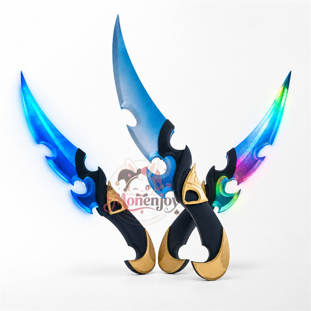 Monenjoy　原神　ローエン　40cm　コスプレ道具　2026年新品　モチーフ武器モデル　PVC＋アクリル材質　短刃　発光対応　レプリカ　イベント舞台対応 MONENJOY