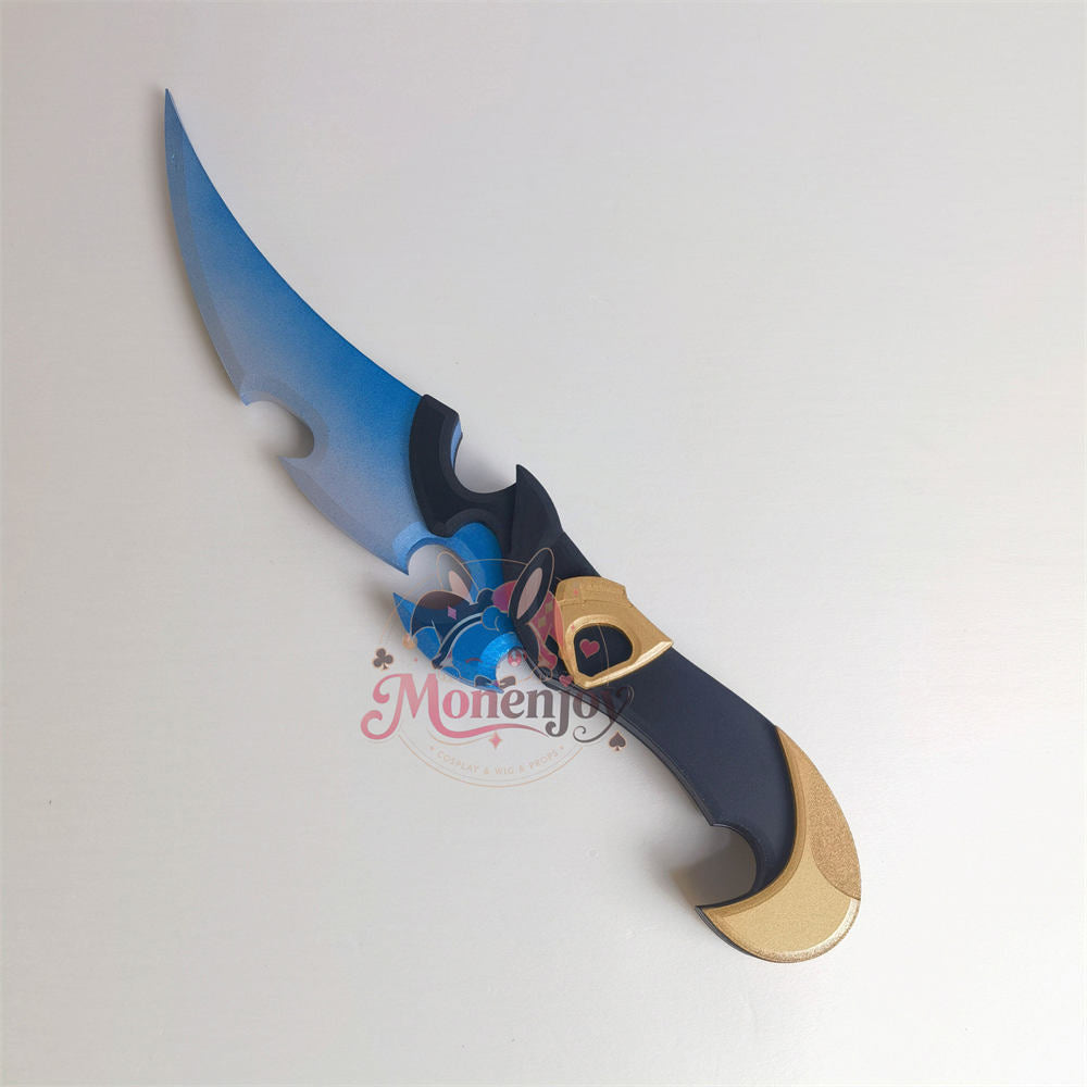 Monenjoy　原神　ローエン　40cm　コスプレ道具　2026年新品　モチーフ武器モデル　PVC＋アクリル材質　短刃　発光対応　レプリカ　イベント舞台対応 MONENJOY