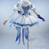 Monenjoy 原神 オデット（Odette）コスプレ衣装 金属製パーツ＋サテン生地 スネージナヤ編 コスチューム