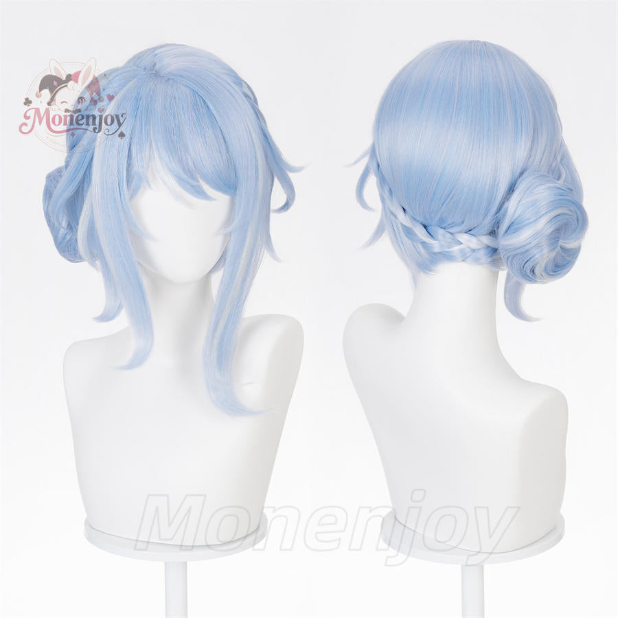【Monenjoy】原神 オデット コスプレウィッグ 42cm 耐熱ウィッグ キャラクターウィッグ もみあげ42cm MONENJOY