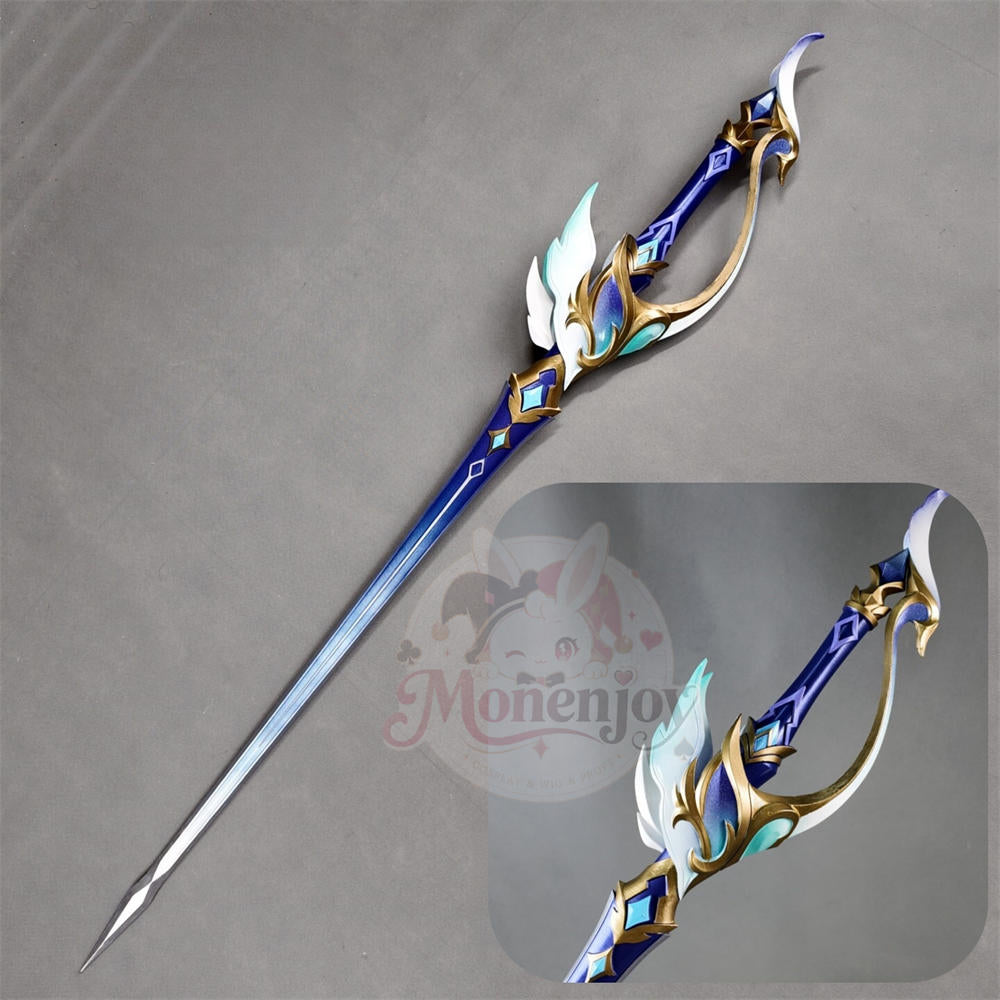 【Monenjoy】原神 オデット 白銀の湖を舞う翼 モチーフ武器 110cm PLA製 コスプレ道具 レプリカ 武器モデル Monenjoy