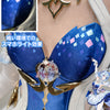 Monenjoy 原神 オデット（Odette）コスプレ衣装 合金製パーツ＋サテン生地　背面パーツは発光＆回転対応